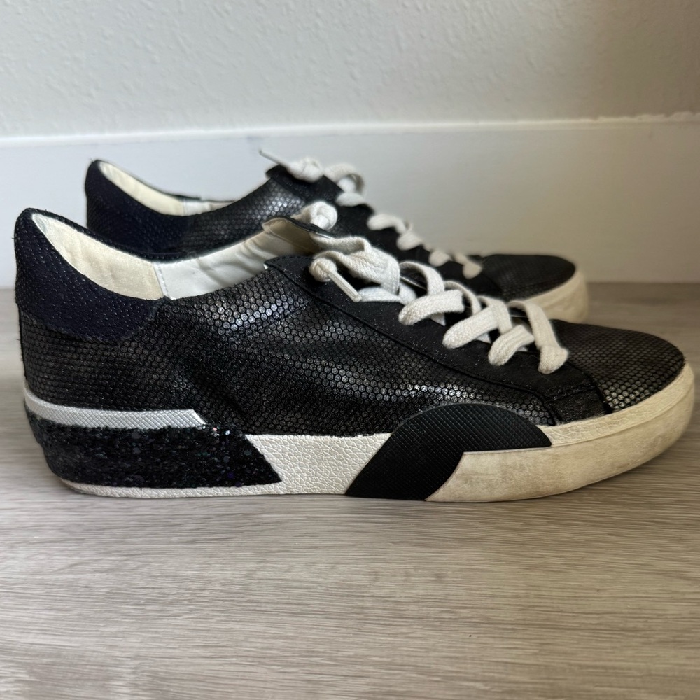 Dolce Vita Black Low-Top Sneakers